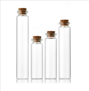 Tapón de madera de varios tamaños, viales de tubo de vidrio, tapas de corcho, tarros de vidrio de los deseos para cocina, almacenamiento de alimentos, botellas de vidrio genéricas - Product Image 4