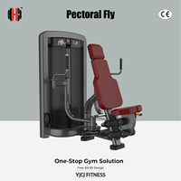Machine de musculation professionnelle de qualité supérieure, réglable, à charge sélective, pour exercices de pectoraux, certifiée CE