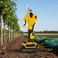 Ciseaux de jardin électriques sans fil avec lame SK5, moteur sans balais, design ambidextre, capacité de coupe de 30 mm pour la taille et l'élagage