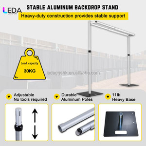 2026 New Arrival Professional Modern Detachable Wedding <b>Backdrop</b> Heavy Stand Aluminum <b>Frame</b> Customized Size for Indoor/Outdoor - Product Image 5