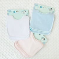 Nouveaux bavoirs pour bébé avec logo personnalisé, lot de 3, super absorbants, doux et confortables, en coton, bavoirs bandana
