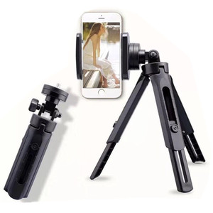 Mini Tripod For Mobile Phone Live Streaming Foldable Telescopic <b>Clamp</b> Stand With <b>Quick</b> Release Mechanism - Product Image 1