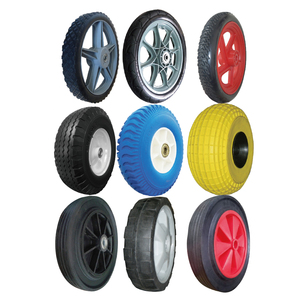 Roue en caoutchouc solide en mousse de polyuréthane de 12 pouces pour chariot à main, chariot, tondeuse à <span class=keywords><strong>gazon</strong></span>, épandeur, chariot, poussette - Product Image 1