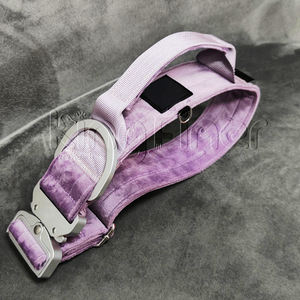 Collar Táctico de Nailon Resistente para Perro, Personalizado para Invierno, Ligero, de Aluminio, con Acolchado de Terciopelo y Felpa, Ajustable - Product Image 3