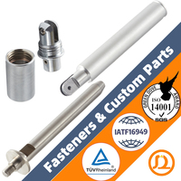 Accessoires de modèle d'avion usinés CNC Noyau de fusée pour modèle d'avion Traitement de pièces en aluminium par tour CNC