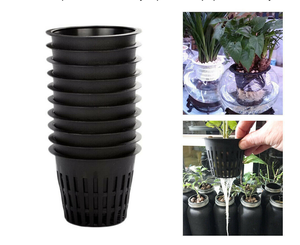 3 Inches Net Pots <strong>for</strong> Hydroponics Net Pot Hydroponic Mesh Cup Plastic <strong>Basket</strong> <strong>for</strong> <strong>Planting</strong> <strong>Planting</strong> Pots Hydroponics System - Product Image 6