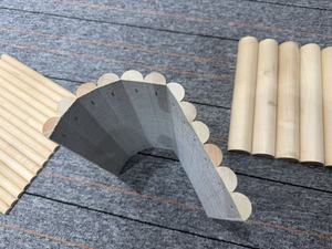 Paneles de Pared Interiores Clásicos de Madera Maciza, Panel 3D Insonorizado, Impermeable, Fluorescente, Diseño Minimalista, Diseño Gráfico, Vestíbulo de Hotel - Product Image 5