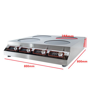 <span class=keywords><strong>Cocina</strong></span> <span class=keywords><strong>de</strong></span> Inducción Eléctrica Comercial <span class=keywords><strong>de</strong></span> Alta Resistencia <span class=keywords><strong>de</strong></span> 4 Quemadores Zhongshan, Tamaño Grande, Precio Nacional, <span class=keywords><strong>Wok</strong></span> <span class=keywords><strong>de</strong></span> 3000W para Restaurante - Product Image 3