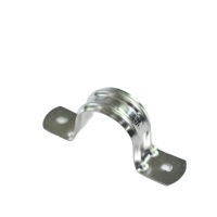 Collier de serrage RK en acier inoxydable 201 poli, à double oreille en U, diamètre métrique 0,04-2,3 pouces, pour tuyaux industriels, personnalisable