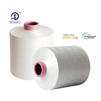 Shuyuan Polyester Dty Raw White 150/144 Sim 100% Polyester Dty Filament Fil Texturé