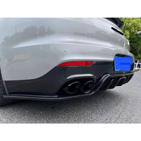 Kit carrosserie en fibre de carbone pour Panamera 970 2014-2016 : Lame avant, jupes latérales, diffuseur arrière, modification des feux antibrouillard