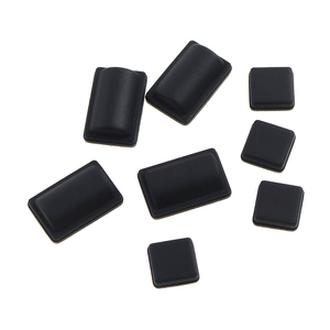 Pour Nintendo WII tampon en caoutchouc antidérapant Console bouchons anti-poussière couvercle <span class=keywords><strong>de</strong></span> <span class=keywords><strong>pieds</strong></span> à vis pour remplacement Wii - Product Image 4