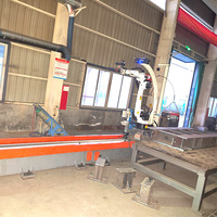 Robot de soudage intelligent avec vision 3D et suivi de la soudure pour la construction de poutres et colonnes en acier, robot de soudage offrant des cours gratuits