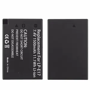 LPE17 LP E17 LP-E17 E17电池 + LCD USB充电器适用于佳能EOS RP 200 250D M3 M5 M6 750D 760D T6i T6s 800D 77D Kiss X8i