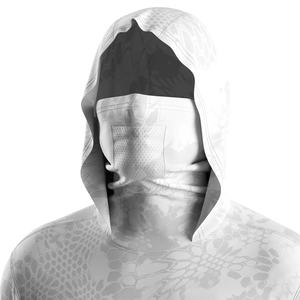 เสื้อตกปลาแขนยาวมีฮู้ดพร้อมแผ่นกันแดด UPF50+ คุณสมบัติการระบายความชื้น และแผงตาข่ายระบายความร้อน - Product Image 4