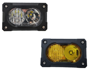 ไฟทำงาน LED สีเหลือง 20W รุ่นใหม่ ขนาด 4 นิ้ว แบบ Spot Flood Combo Pods สำหรับรถยนต์ รถบรรทุก 12V 24V ไฟติดตั้งด้านหน้า สำหรับออฟโรด ไฟตัดหมอก - Product Image 1