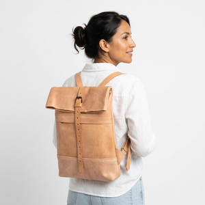 <b>Large</b> Bohemian <b>Backpack</b> with <b>Large</b> <b>Capacity</b> and Zipper Closure for Long Trips and Camping Customizable Size and Logo - Product Image 6
