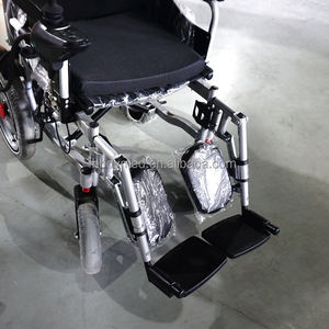 Contrôleur intelligent de voyage à 4 roues en acier Portable aide pliable réglable Anti-basculement pour <span class=keywords><strong>fauteuil</strong></span> <span class=keywords><strong>roulant</strong></span> à moteur électrique de soins à domicile - Product Image 4