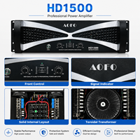 Amplificateur de puissance professionnel 1500W classe TD 8 ohms haute puissance pour caissons de basses, enceintes et systèmes de sonorisation PA