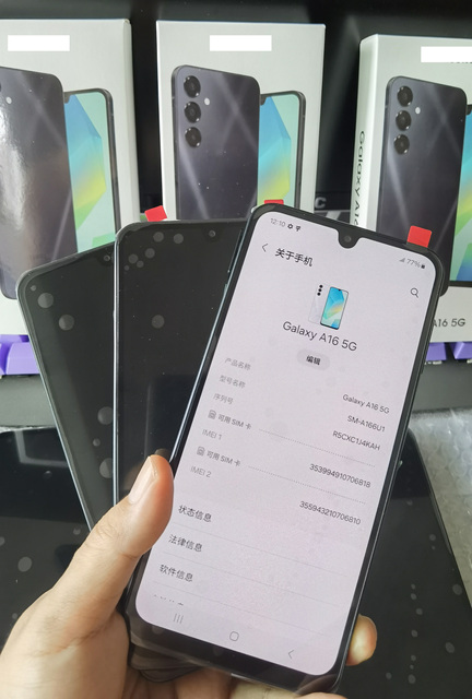 Original for A16 SM-A165U (US Version) Unlocked Octa Core 4GB+128GB 50MP Triple Camera 5G LTE Smartphone Spanish/French