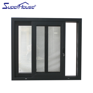 NOA NFRC American Approve Standard Stainless Steel Mesh <strong>White</strong> Color <strong>Aluminum</strong> Sliding <strong>Window</strong> - Product Image 6