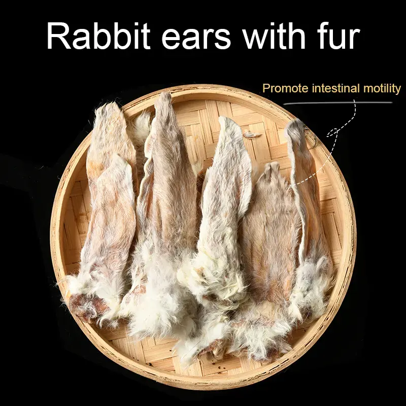 טבעי ארנב אוזן מותג פרטי לחיות מחמד לעיס לטפל עוף פילה מזון לחיות מחמד כלב פינוקים אוזני ארנב עוף בשר