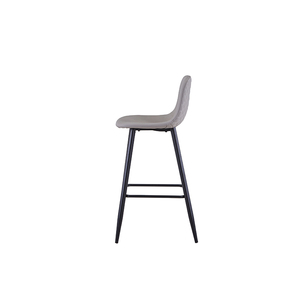 Pháp Bistro phong cách công nghiệp Bắc Âu giá rẻ cao trở lại nhà bếp Ghế ăn Xám Ghế <span class=keywords><strong>bar</strong></span> hiện đại tối giản da thanh phân - Product Image 3