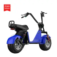 Citycoco — Scooter d'équilibre à roues larges personnalisé, avec phare et klaxon