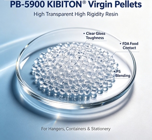 Gránulos de Resina KIBITON PB‑5900, Alta Transparencia, Alta Rigidez, Copolímero de Estireno‑Butadieno, Materia Prima de Grado de Inyección - Product Image 3