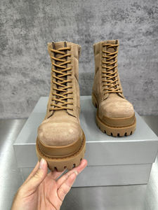 Botas Cortas de Moda para Hombre, con Suela Gruesa, Impermeables, Antideslizantes, Transpirables, con Malla Exterior y Plantilla de Goma, Botas de Motocicleta - Product Image 2