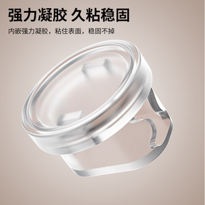 Desktop Cable Organizer Transparent 5-Pack <b>Wall</b> Mounted Type For Data Cable Office Use - Product Image 4