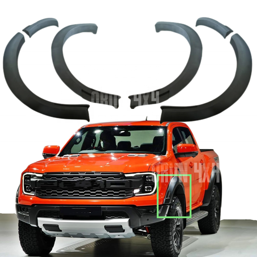 Новый автомобильный брызговик, колесо, арка, крылья, вспышки для Ranger wildtrack XLT 2022 2023, матовый черный инжектор PP