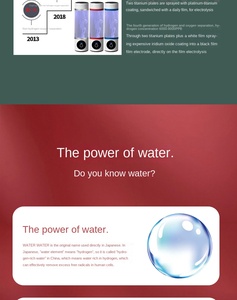 Nueva Botella de Agua Portátil Recargable por USB con Hidrógeno H2, Botella de Agua con Hidrógeno Evolv H2go para Mascotas con Dispensador - Product Image 5