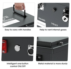 Kit de mise à niveau de batterie pour voiturette de golf 48V 105Ah LiFePO4 Lithium-ion avec écran LCD et chargeur embarqué - Product Image 4