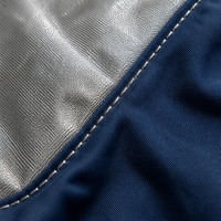 Ensemble de survêtement homme/femme avec veste coupe-vent à capuche zippée et pantalon de survêtement, panneaux réfléchissants, ensemble sportif bleu marine