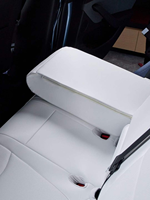 Housses de sièges de voiture en cuir sport sur mesure de luxe pour Tesla Model X 5 places, housses de sièges avant et arrière, accessoires de voiture
