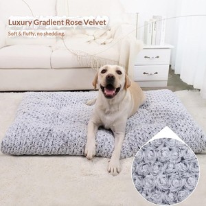 All Seasons Large <strong>Dog</strong> Crate Soft Washable Pad <strong>Bed</strong> Mat Cats <strong>Fashionable</strong> Foam Pet <strong>Bed</strong> for Small Medium Large XL <strong>Dogs</strong> Kennel Pads - Product Image 1