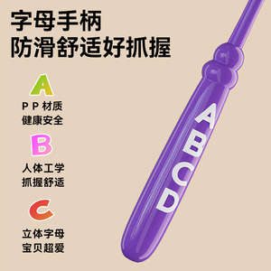 Cepillo de dientes de cerdas suaves para niños de 5 a 12 años, cepillo de dientes manual ultra suave de color caramelo H-516 - Product Image 5