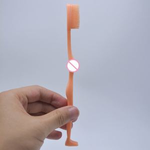 Brinquedo para Festa de Despedida de Solteira, 2 Peças/Conjunto, Acessórios Sexuais Engraçados em Forma de Pênis e Seios, Escovas de Dente para Festa de Despedida de Solteiro - Product Image 2