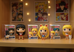Figuras de Anime Funko Pop de Sailor Moon, Juego de Llaveros de Plástico Coleccionables para Niños y Adultos - Product Image 2