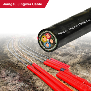 Kabel Listrik Berisolasi PVC 4 Inti 1.5mm <span class=keywords><strong>2</strong></span>.5mm 4mm dengan Kawat Baja Berlapis PVC - Product Image 6