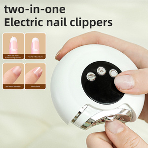 Portable USB Rechargeable Electric Nail Clipper Safe Automatic Fingernail Trimmer with LED Light Polish Cutter - Product Image 2