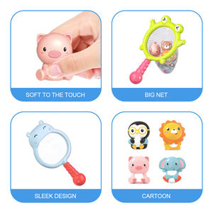 Nouveautés Jouets de bain pour enfants, piscine, pêche, jeu aquatique interactif parent-enfant, ensemble de jouets de bain pour bébé - Product Image 5