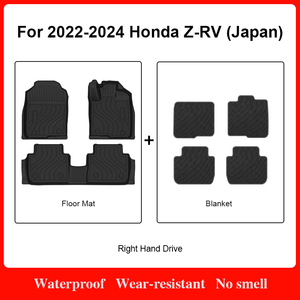 자동차 인테리어 액세서리 TPE 고무 바닥 매트 2022-2024 혼다 Z-RV (일본) 담요 더블 레이어 플라스틱 매트 오른손 드라이브 - Product Image 2