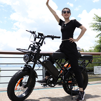 Sepeda Listrik Chopper X80 Pro 25km/jam Pocket APP E-bike Moto E Bike Suspensi Penuh X80 PRO Sepeda Listrik VOMO X80 Dewasa Bisiklet