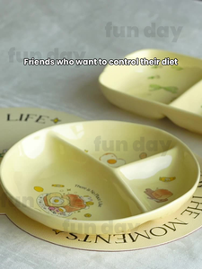 Hộ Gia Đình <span class=keywords><strong>S</strong></span>ứ Tấm Trẻ Em Phân Loại Thực Phẩm Tấm Ăn <span class=keywords><strong>S</strong></span>áng Chia Trái Cây Tấm Bộ Đồ Ăn Cho Các Trường Học <span class=keywords><strong>S</strong></span>ử Dụng - Product Image 6