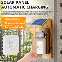 TBFIT 2025 sonnette vidéo sans fil à explosion transfrontalière moderne housse de pluie solaire interphone à changement de son en veille Super longue
