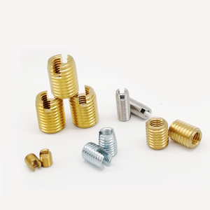 Tuerca métrica personalizable de acero al carbono con cierre de inserción autorroscante modelo <span class=keywords><strong>M6</strong></span>, incluye tornillo de aluminio Chapado en zinc, latón inoxidable - Product Image 6