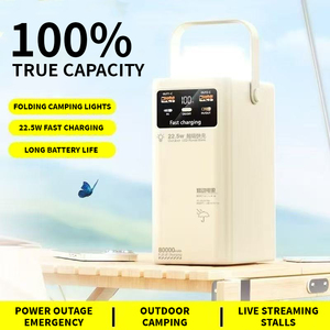 Banco de Energía de Alta Capacidad 30000mAh 50000mAh 60000mAh 80000mAh, Cargador Portátil con Carga Rápida PD22.5W y Luz LED - Product Image 3