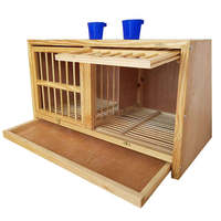 Vente en gros de cages à oiseaux personnalisées de haute qualité, cages en bois de luxe pour l'élevage des pigeons